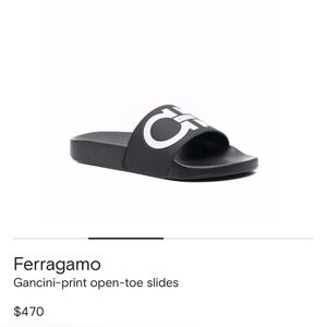 Ferragamo women’s brand new size 8 slides